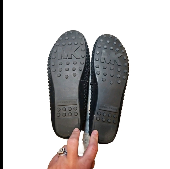 MICHAEL Michael Kors Womens Black Suede Classic Designer Everyday Moccasin 9.5 - Picture 7 of 13